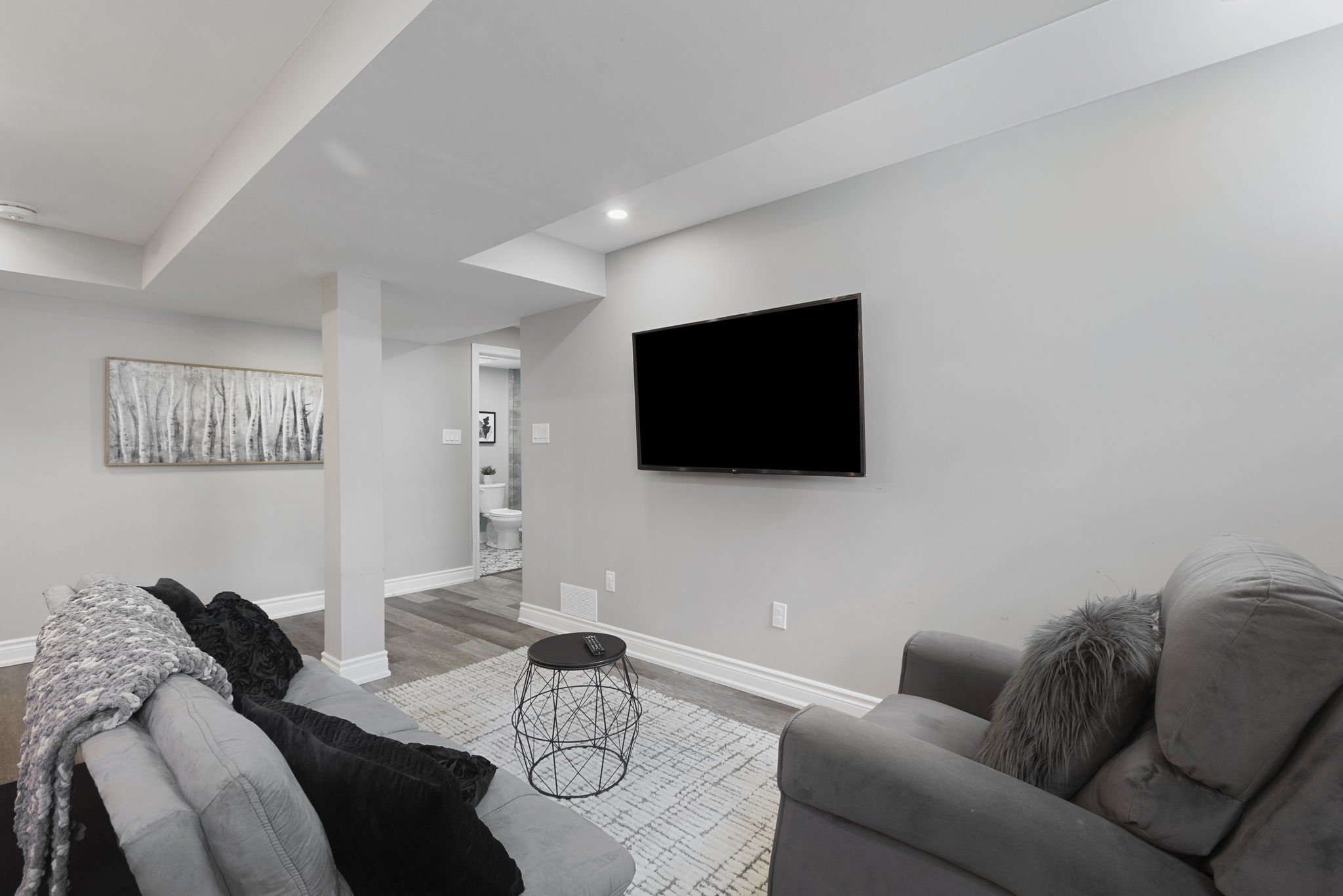 Lower level living room