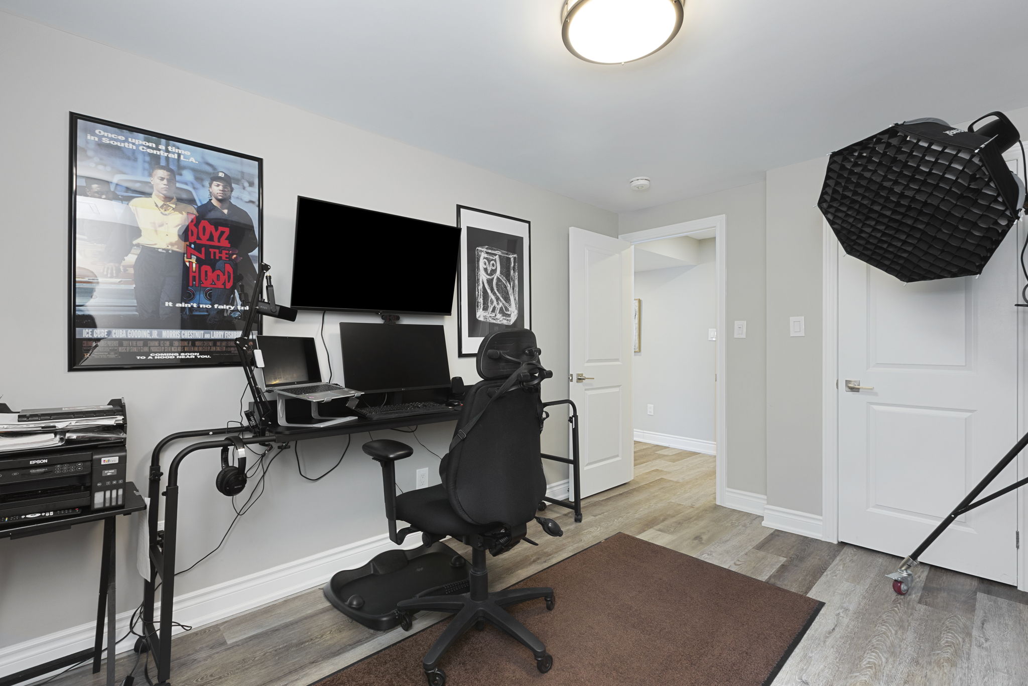 Lower level office